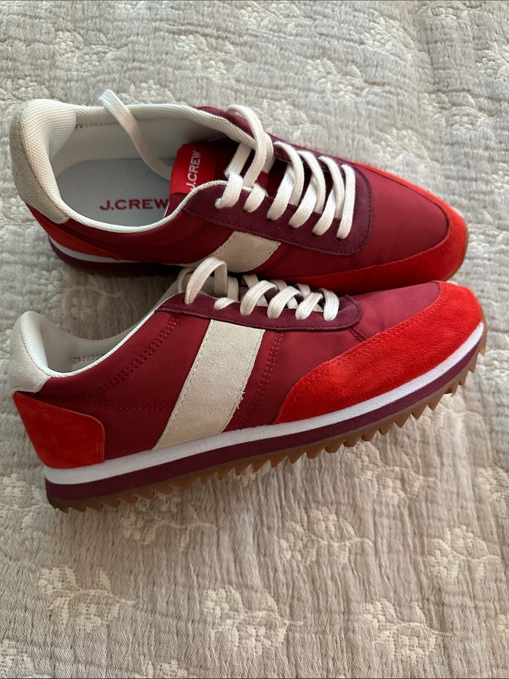 J. Crew Trainers in Red